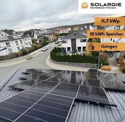 Photovoltaikanlage in Usingen mit 11,7 kWp und 10 kWh Stromspeicher
